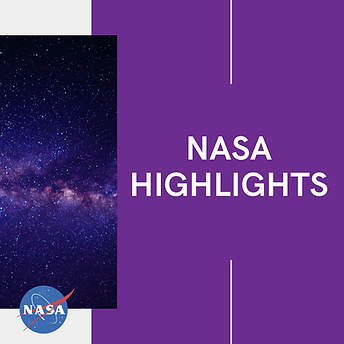 Nasa Logo with text "Nasa Highlights"