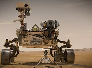 Photo of the Mars Rover on Mar's surface